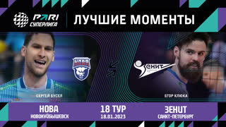 Нова - Зенит СПБ | 18 Тур | 18.01.2023 | PARI Суперлига 2022/23 | Мужчины